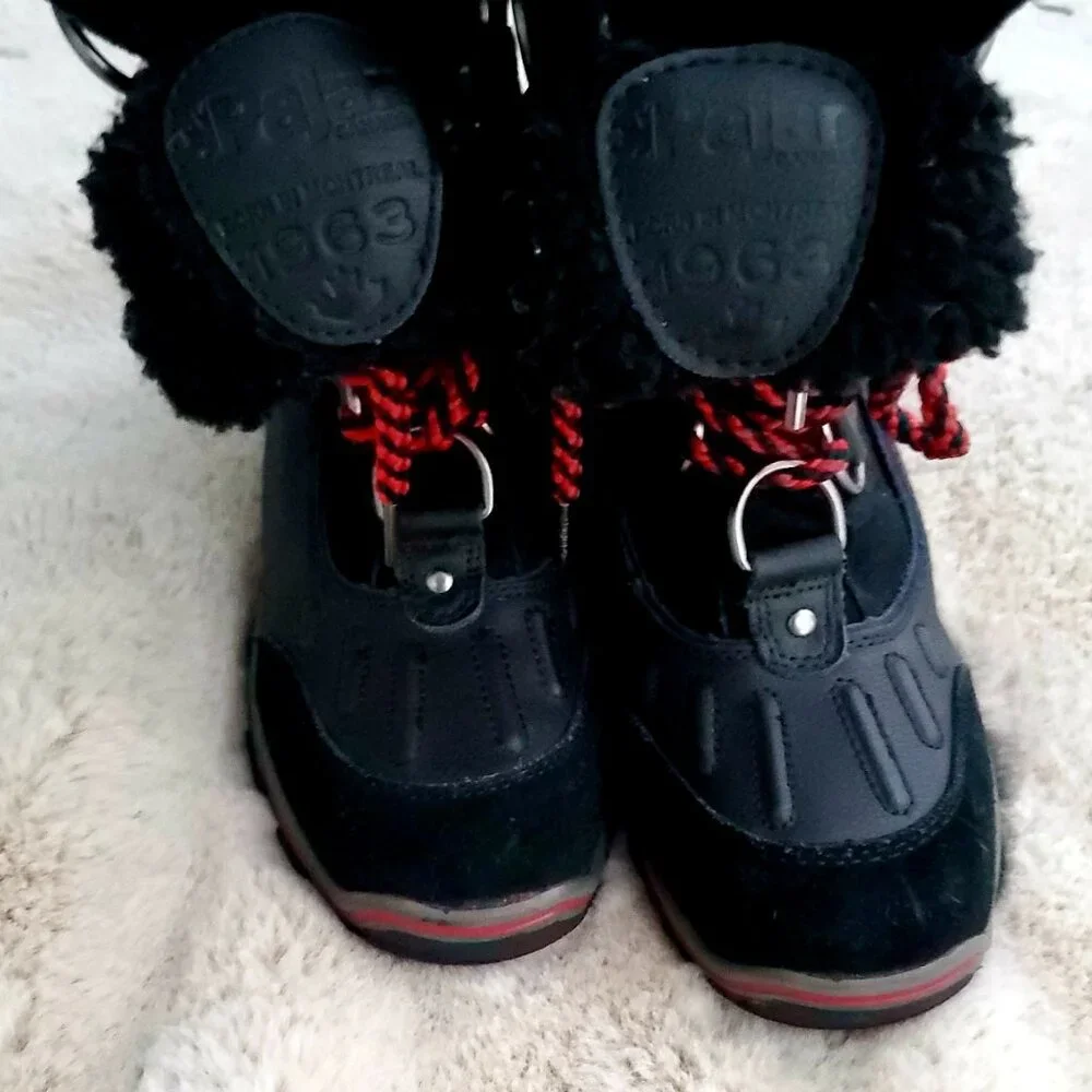 Pajar Canada Suede Alina Faux Fur Boots Waterproof Winter Snow Gorpcore 7-7.5